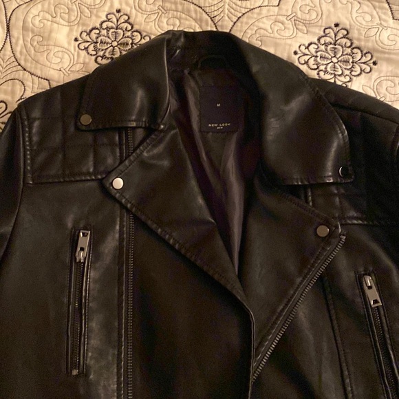 New Look Jackets & Coats New Look Leather Biker Jacket Poshmark